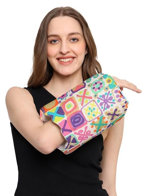 Oscar Home Nursing Arm Pillow, Breastfeeding and Bottle Feeding Head Support Pillow, Travel-Friendly and Washable (Swastik)-image-25