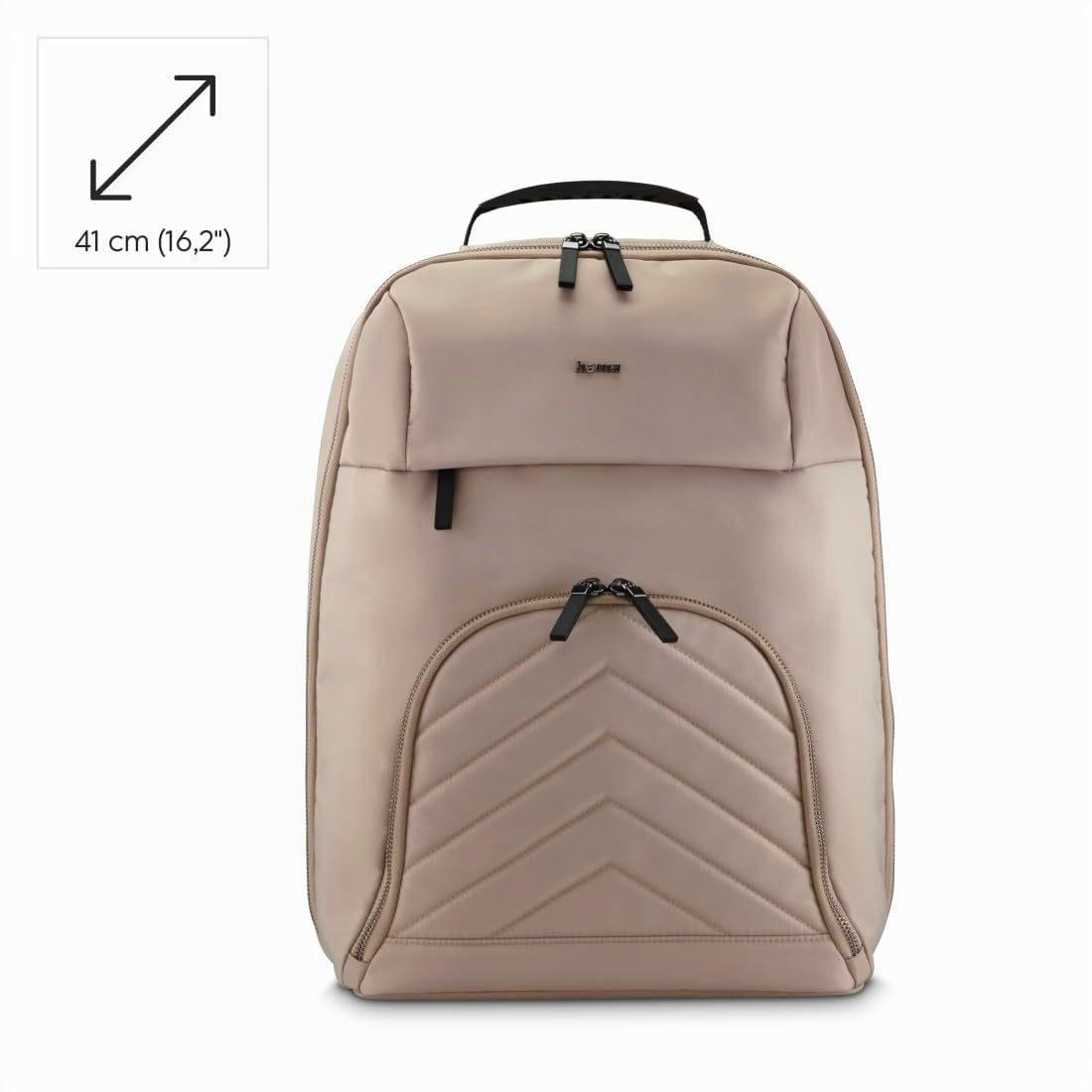 Hama | Mochila para Ordenador portátil (Compartimento Acolchado para portátiles de hasta 16,2", Compartimento para Tablet de 14,6", Mochila para portátil con 2 Bolsillos Delanteros y 1 Compartimento
