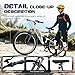 Betterdland Mountain Bike, 26 inch Outdoor Bikes,7-Speed &High-Carbon Steel Cycing Bicycles, Dual Suspension Fork for Men Women Adult, MTB Bicycle with Adjustable Ergonomic Seat White