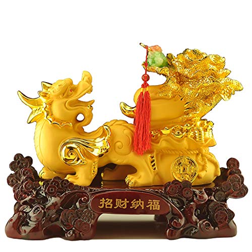 Ornement géomantique Bouddha Maitreya statue Feng Shui chou décoration maison chance