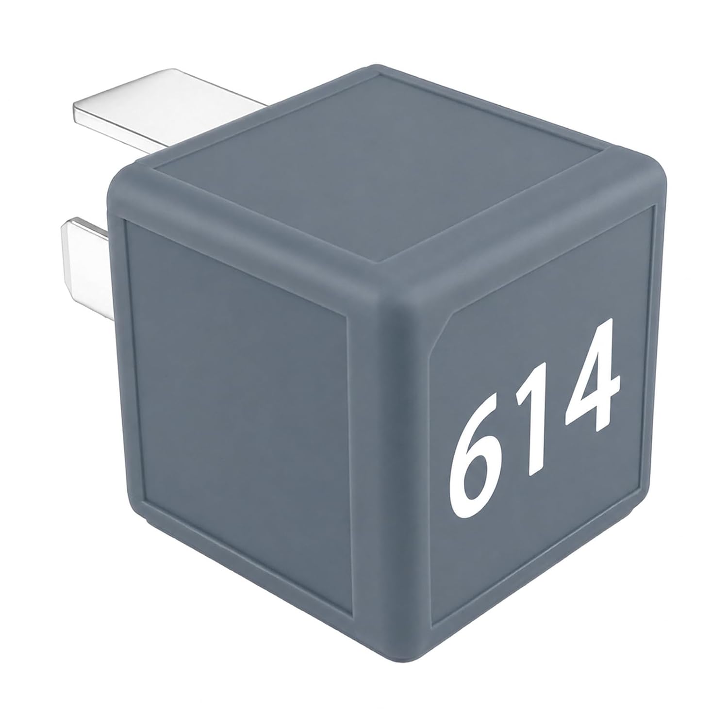 2-Pack 614 8E0951253 Automotive Relay, 12V 70A 4-Pin, Compatible with Audi A4 A6 A8 Q7, Volkswagen, Porsche 911 - Replaces OEM 8E0951253, Solves Fuel Pump, Cooling Fan Electrical Issues