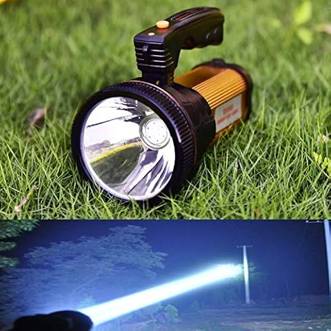 ODEAR Super Bright Torch Searchlight Handheld Portable LED Spotlight USB Rechargeable Flashlight Cover