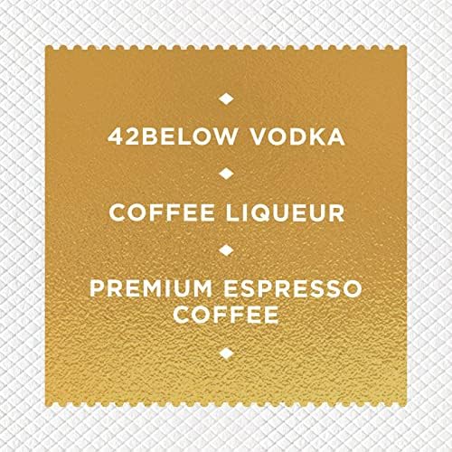 Tails Cocktails Espresso Martini Cocktail, Crafted with 42Below Vodka, Ready-To-Drink Pre-Mixed Cocktail, Serves 4 Bar-Quality Cocktails, 14.9% ABV, 50cl / 500ml