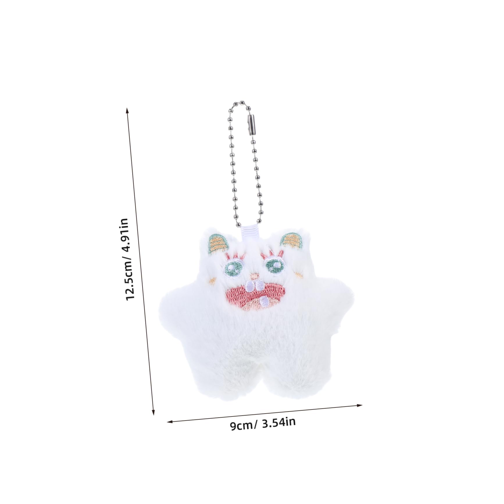 GRIRIW Keychain Doll Plush Keyring for Backpacks Cute Plush Accessories Soft Car Keychain Keyring for School Fashionable