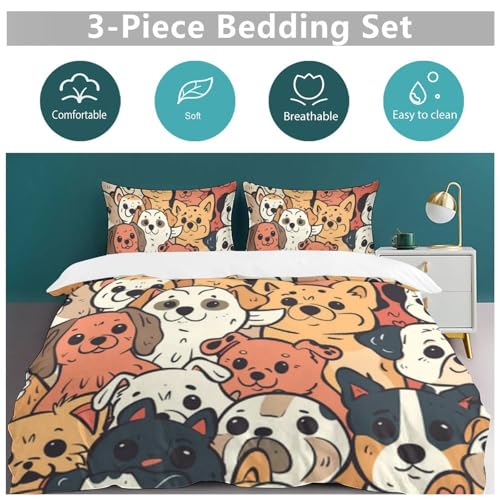 Housse de couette pour chien douce pour calmer les nuits agitées