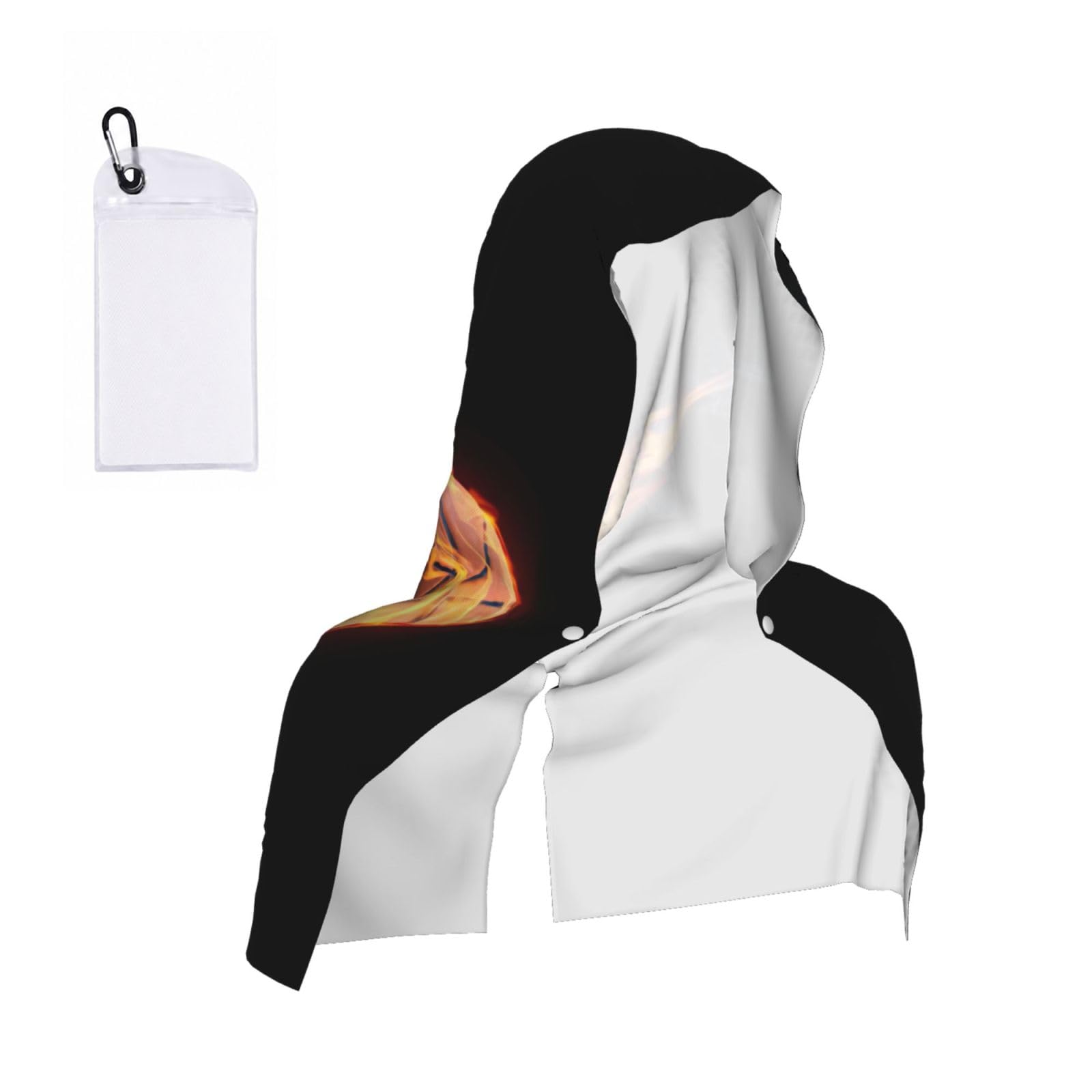 ZYJHYY Basketball On Fire Print Unisex Swimming Towel Practical Camping Towel Skin-Friendly Cooling Towel For Workout Training