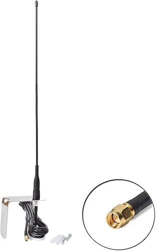 Miniatura 5 de HYS Antena de látigo de goma de 433 Mhz de largo alcance para Cubesats basados en LoRa y APRS iGate un rastreador mundial/abridor de puerta