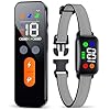 Collar de entrenamiento para perros, collar de choque para perros con control remoto para perros medianos y grandes de 40 a 120 libras, collar de choque impermeable IP68 para perros con vibración de
