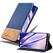 Produktbild Cadorabo Hülle kompatibel mit Samsung Galaxy S8 aus Premium Kunst Leder Flip Klappbare Stoßfeste Magnetische [Standfunktion] [Kartenfächern] Cover Hülle für Galaxy S8 Tasche in Blau