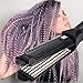Hair Crimper Iron, Adjustable Temperature, Dual Voltage, Black