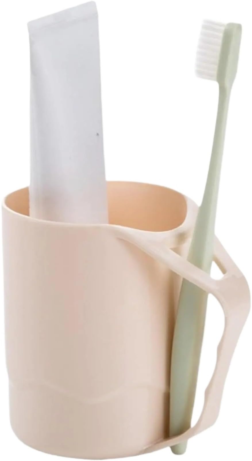 2Pcs Cooking Set Elegant Color Household Plastic Mouthwash With Handle Couple's Toothbrush Cup for Toothbrushes