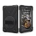 CCMAO Amazon Fire HD 8 Tablet Case (8th & 7th Generation, 2018/2017 Release), [Hand Strap]360 Degree Rotating Full-Body Impact Resistant Protective Case For Amzon Fire HD 8 Tablet (black)