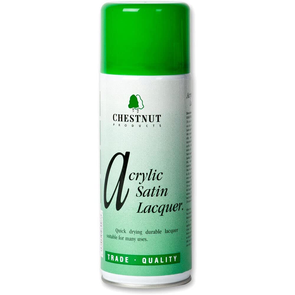 Chestnut Products Chestnut Asl400 Acrylic Satin Lacquer, 400Ml Aerosol