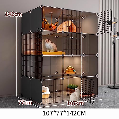 Cage pour chat grande taille transparente pour éviter les griffures - 2