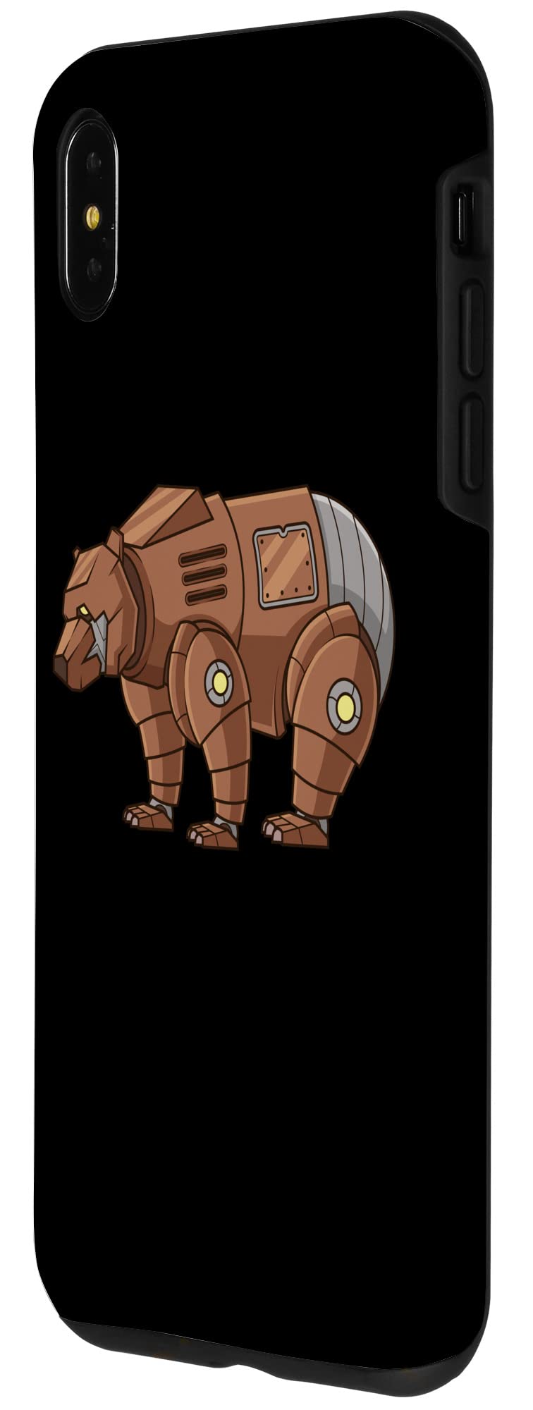 iPhone Xs Max 256GB ロボットベアカバー付き Amazon.co.jp: iPhone XS Max メカニカルベア ロボット ファニー