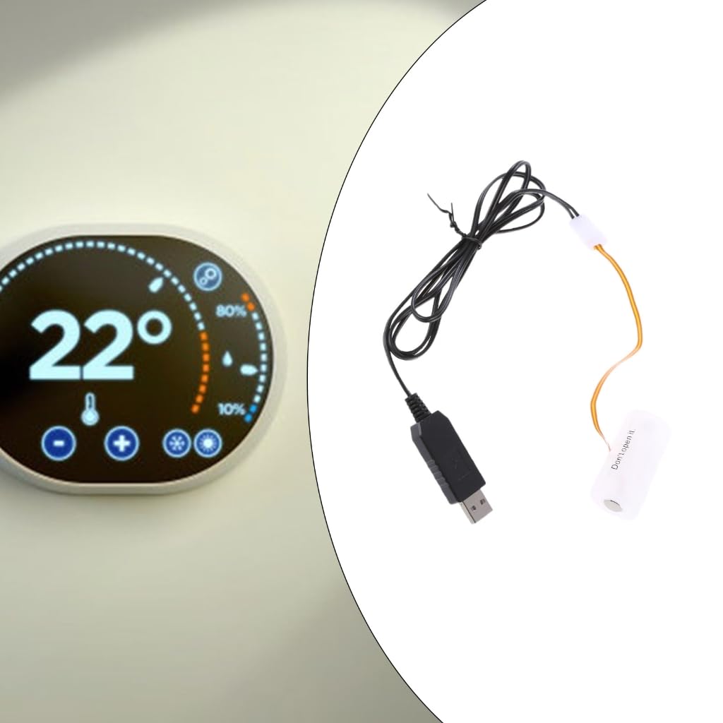 USB do 3 x LR20 D eliminatory baterii adapter kabel USB 5 V2A wejście 100 cm kabel