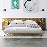 Montage et entretien faciles : la livraison comprend 2 tables de chevet et 1 tête de lit. Instructions détaillées incluses (français non garanti). Pour la fixation murale, des vis et des chevilles appropriées sont nécessaires (non incluses). Profitez d'une ambiance bien rangée et esthétique.