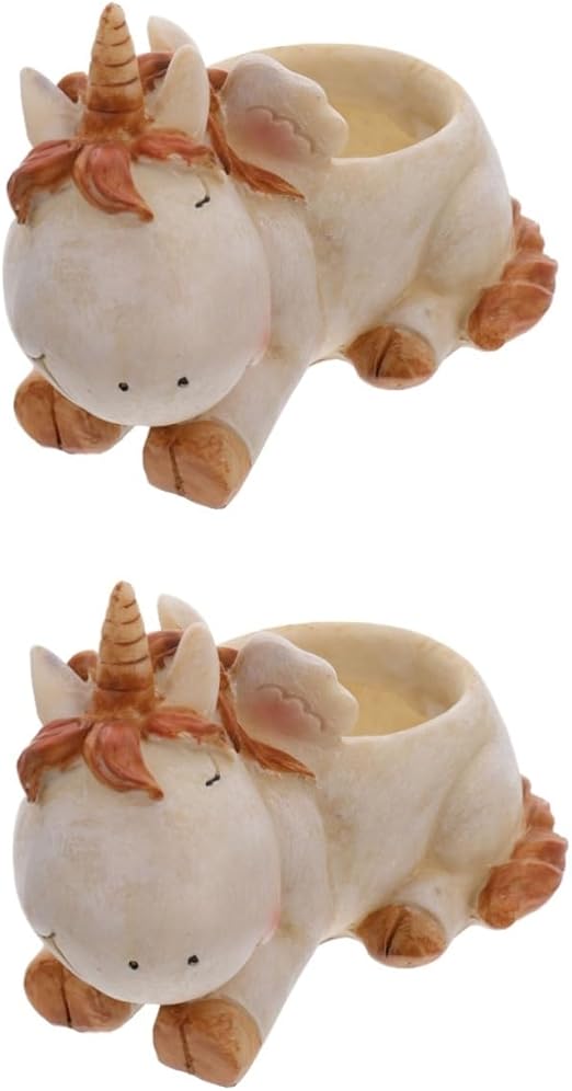 BESPORTBLE Animal Planter 2pcs Animal Shaped Flowerpot