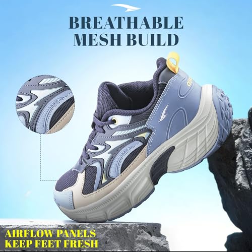 Image of ASIAN Powerkick-01 Men's Sports Sneakers | Memory Foam Comfort with Durable Grip Sole | Stylish Streetwear Design Perfect, Walking & Casual Outings