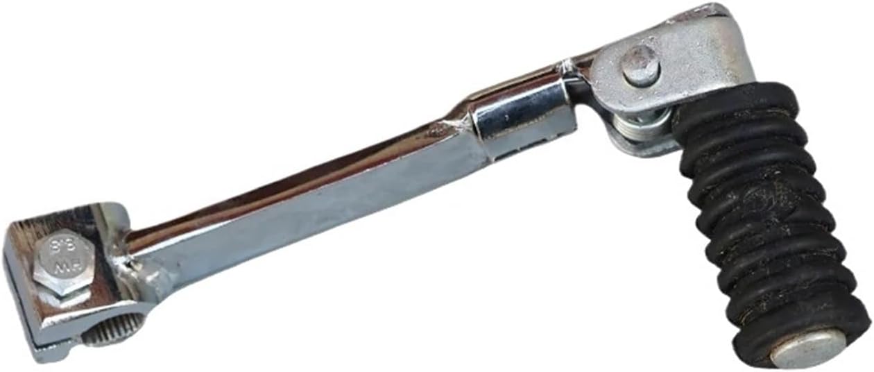 ONLEEYPP Motorcycle Parts Metal Kick Start Starter Lever Pedal Crank 50cc-160cc Pit Bike ATV Quad Motocross Accessories(Silver c)