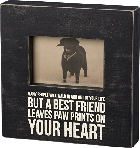 Primitives by Kathy Box Frame - Paw Prints