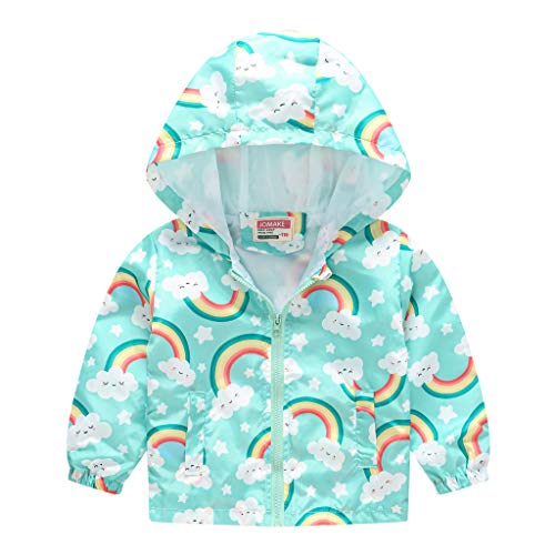 Image of TUIJI Toddler Jacket Hooded Trench Lightweight Windbreaker