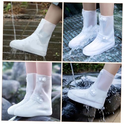 Cubrezapatos impermeables antideslizantes gruesos para actividades al aire libre, caminatas y lluvia miniatura 6