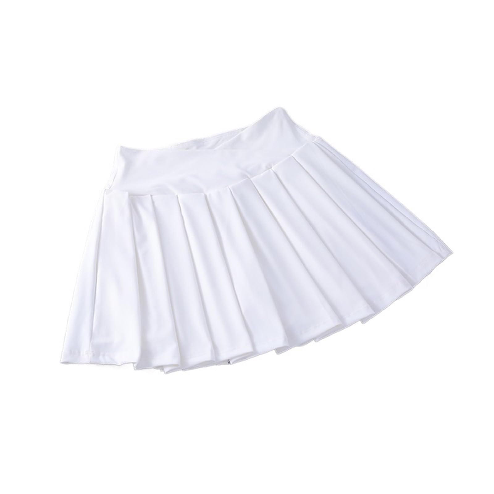Falda Tenis Plisada de Talle Alto Spandex Nailon