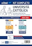  Kit completo EdiTEST. Università Cattolica. Medicina, odontoiatria, professioni sanitarie. Con software di simulazione. Con video-lezioni