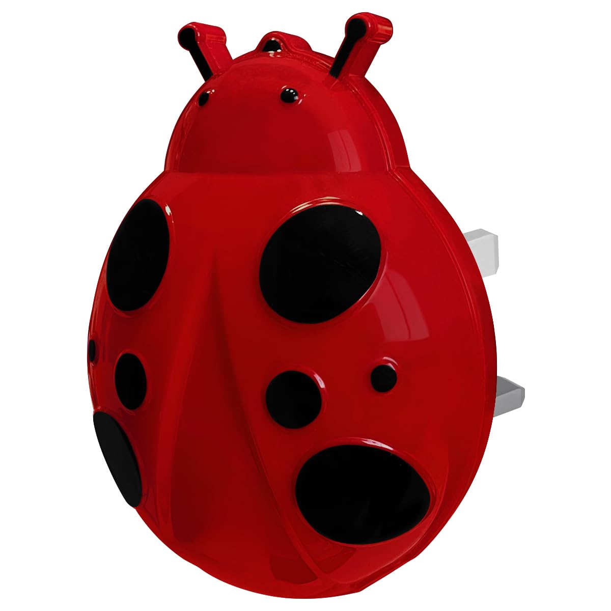 Long Life Lamp Company Red Led Night Light With Auto Sensor, Ladybird Design, Glow, Plug In, A62r