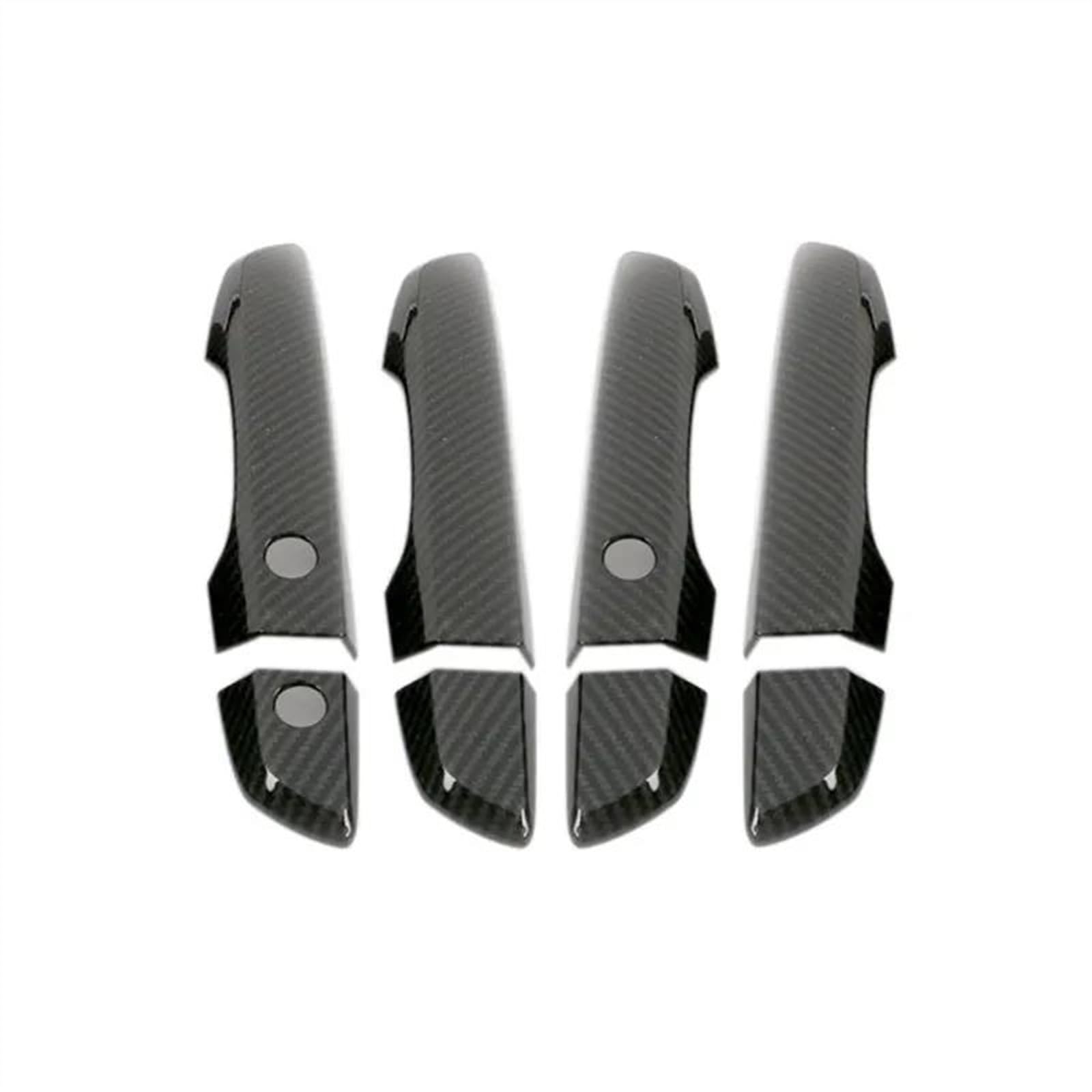 NOHEEU Car Trim Exterior Door Handles Bowl Cover Protection Sticker Accessories for Civic 10th 2016-2020 LHD(B)