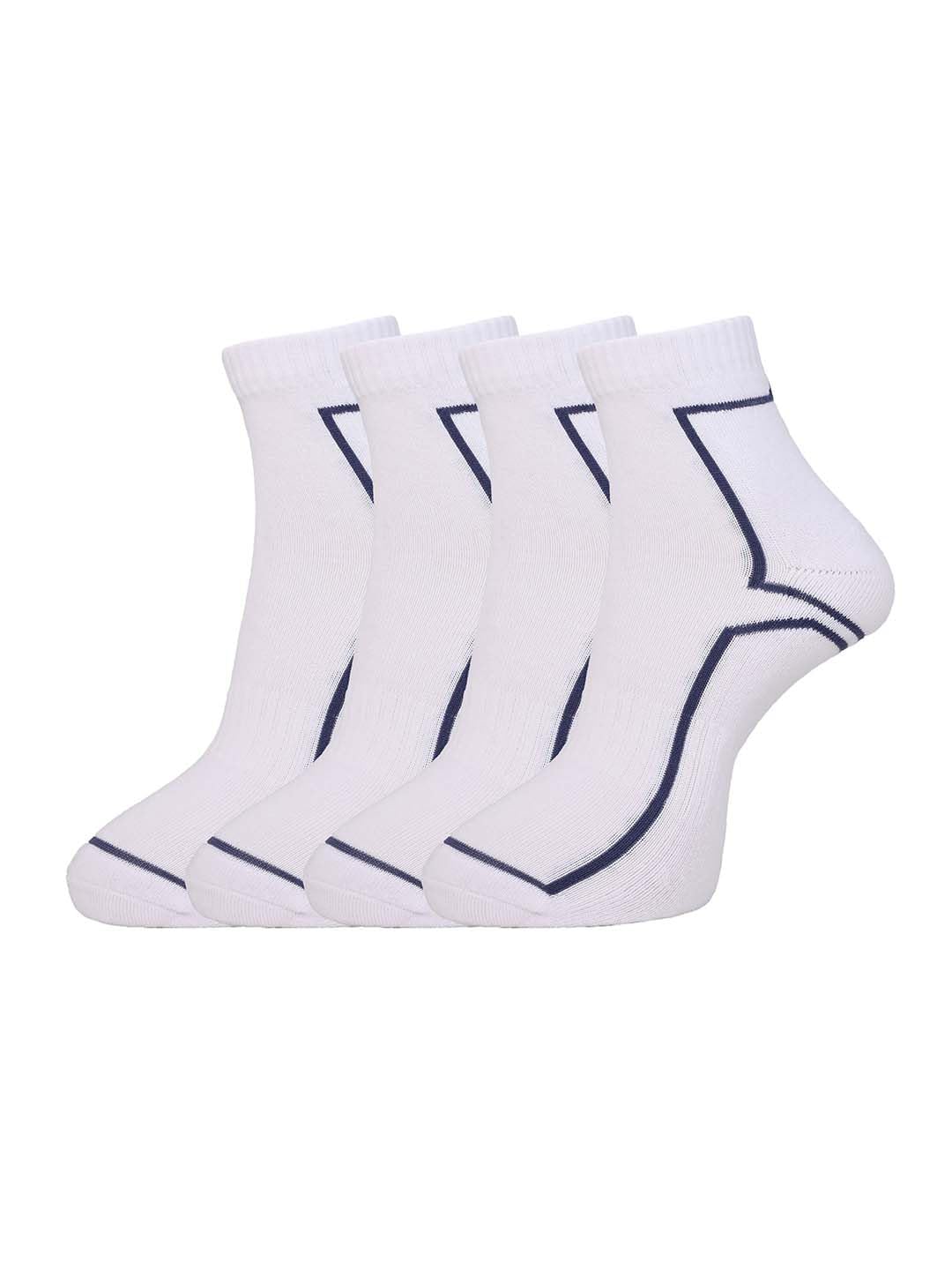carlton london Men's Premium Cotton Ankle length with Cushioned Sole Socks Pack of 4-picture-49