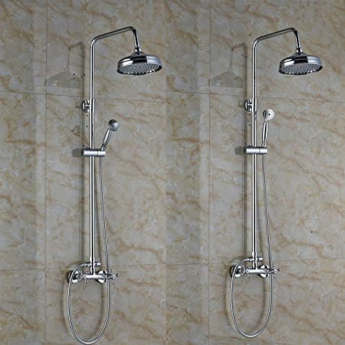 Mélangeurs de douche muraux robustes en laiton chromé pour remplacer un vieux robinet