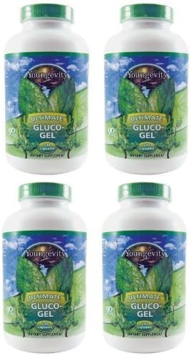 (INTERNATIONAL SHIPPING) 4 Bottles Ultimate Gluco-Gel 240 Capsules Each Youngevity Glucosamine Sulfate 500mg Joint Support