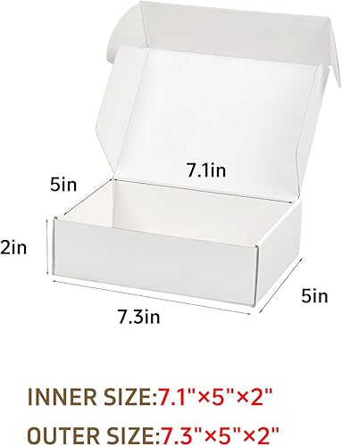 Miniatura 43 de Cajas de envío pequeñas de 6 x 4 x 2 pulgadas para pequeñas empresas, paquete de 30 cajas de correo moradas, caja de embalaje de cartón corrugado