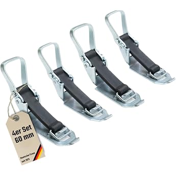 Locking Bearing Shovel Holder Spade Holder Axe Holder Broom Holder Tension Lock Device Holder Garden Galvanised Steel 60 mm