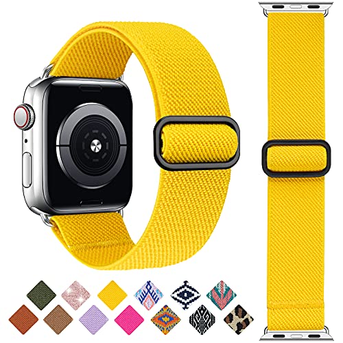Stretchy Solo Loop Strap Compatible with Apple Watch Band 38mm 40mm 41mm 42mm 44mm 45mm 46mm...