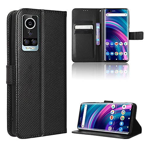Elubugod Case for BLU Bold N2 Leather Case Cover,Case for BLU Bold N2 Case Cover,PU Leather flip Cover Case for BLU Bold N2 N0050UU Case Cover Black