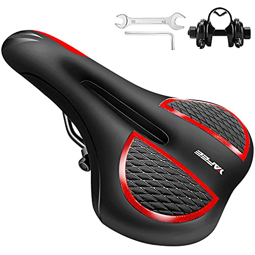 Roryimke Bike Seat Cushion for Men Comfort Bike Saddle Anti-Slip Bicycle Saddle Waterproof Bicycle Seat for Mountain Bike Seat MTB Universal Fit for Mountain Exercise Road Bikes