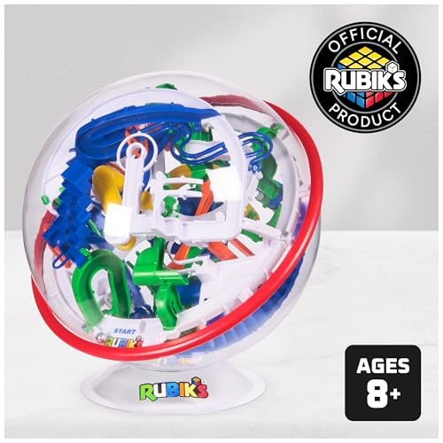 Image of Rubik's Cube, Rubik's Tracks 125 3D Gravity Maze & 3D Puzzle Game with 125 Obstacles, STEM Toy Problem-Solving Brain Teaser, Fidget Toy, Sensory Puzzle for Adults, Teens, Kids, for Ages 8 & Up