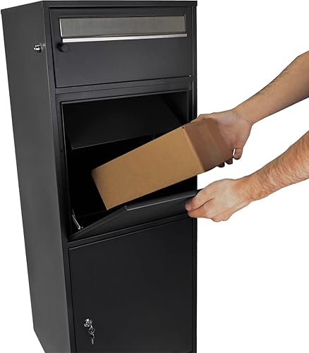 Miniatura 7 de Barska CB13704 Caja de envío de paquetes grandes para porche, color negro