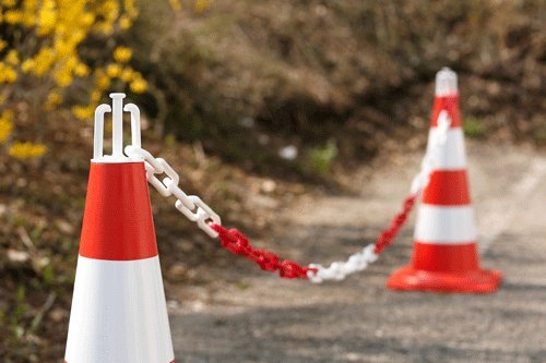 Catena Segnale In Plastica Novap - Diametro 6 Mm, Lunghezza 5 Metri, Colore Nero, Made In France