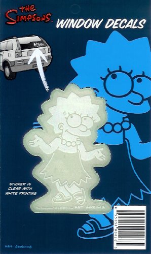 Lisa Simpson Simpsons Family Car Window Sticker Decal