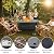 57 Inch Propane Fire Pit Table, 50000BTU Outdoor Gas Fire Pits Rectangular with Rain Cover, Sturdy Steel and Iron Fence Surface, CSA Safety Certified, Companion for Outside Patio Deck Garden