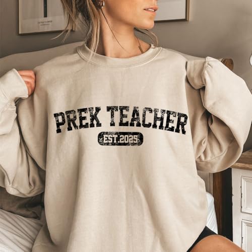 Custom Teacher Sweatshirt with Name, Gifts for Counselor, Principal, Librarian Gifts, Teacher Team Shirt, Kindergarten3