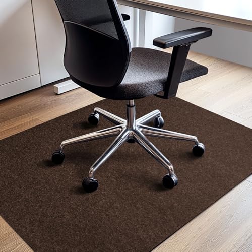 COSYLAND Tapis 90x120cm Sol, Chaise Protège-Parquet Bureau Antidérapant