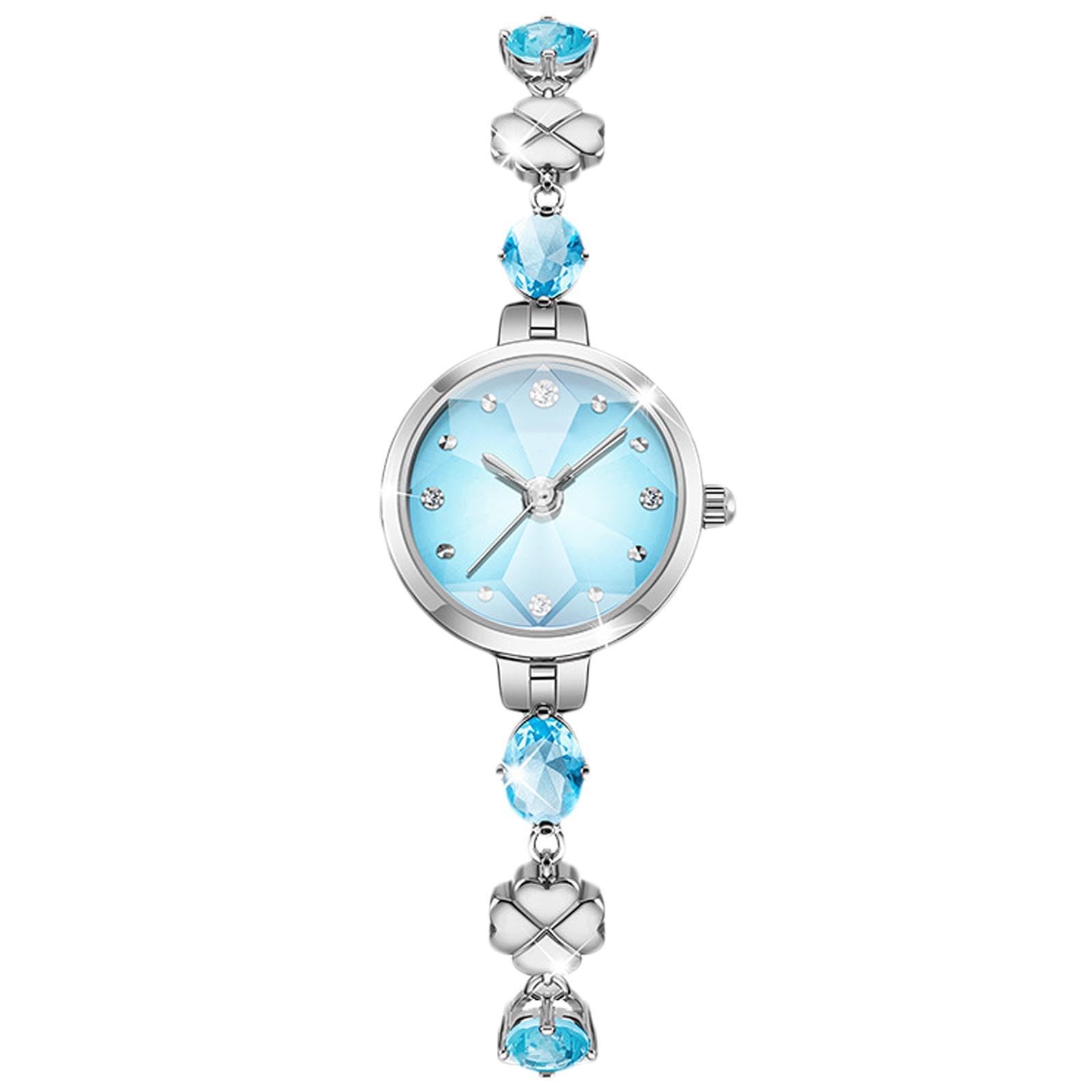 RORIOS Donna Orologio Analogico al Quarzo Orologio con Cinturino in Acciaio Inossidabile Moda Strass Orologio da Polso Casual Orologi da Donna