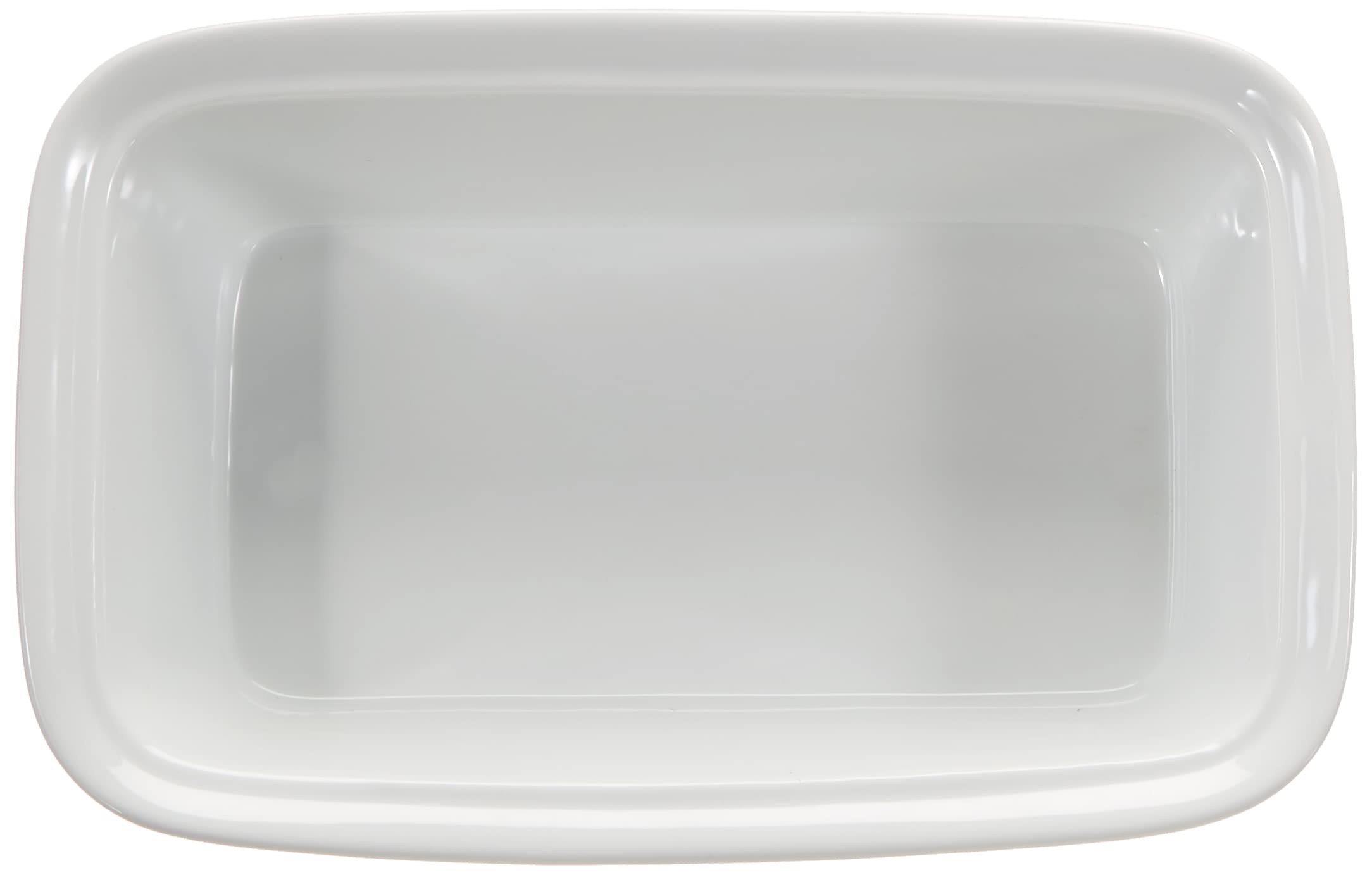 Bord mini rand porselein wit - J-Line