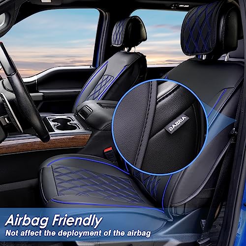Drcarnow Seat Cover For Chevy Silverado Gmc Sierra 2007-2023 1500 2500Hd 3500Hd Only Fit 1St Row Bucket Seat Crew/Double/Extended Cab, Waterproof Leather Chevrolet Seat Cover Accessories(Front & Rear) #TOP4