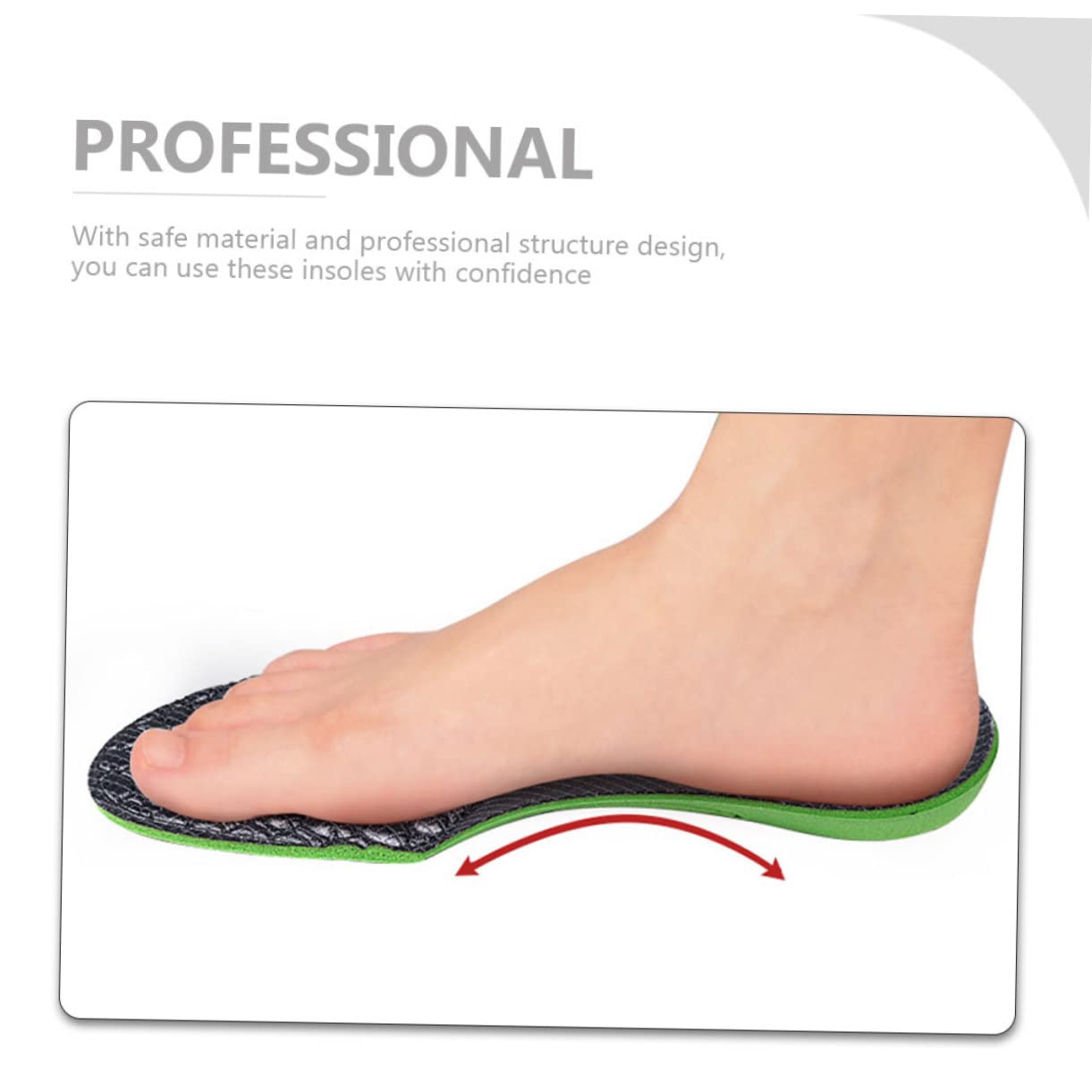 FOMIYES 5 Paare Bogen Einlegesohle Fuß Einlegesohlen Orthopädische Einlagen Sportversorgung Einlagen Für Sportschuhe Stoßdämpfende Fußeinlage Multifunktions-schuhpolster Kräftige Baumwolle
